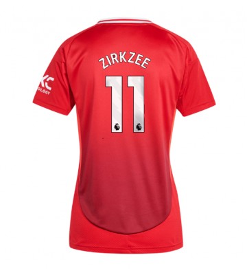 Manchester United Joshua Zirkzee #11 Replika Hjemmebanetrøje Dame 2024-25 Kortærmet